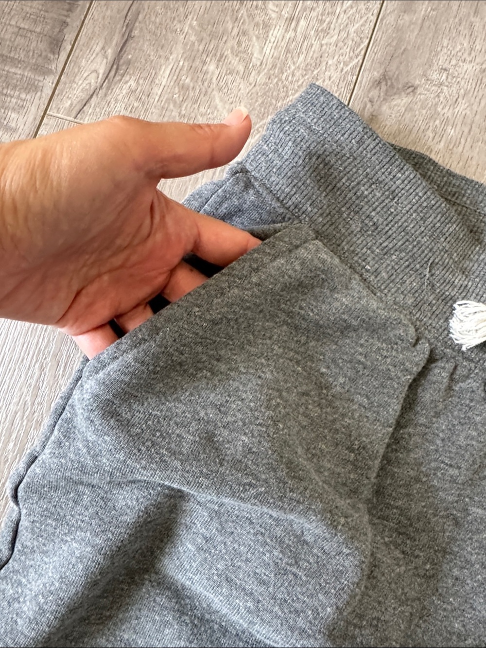 SOL Angeles Gray Logo Jogger Sweatpants Multicolor Stripe Cotton Blend S - Picture 6 of 7